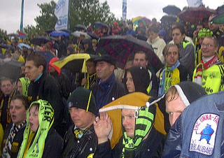 Gästekurve im Niedersachsenstadion
