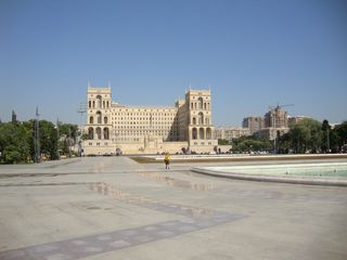 Der Präsidentenpalast in Baku