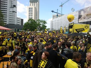 Die Gedächtsniskirche - Treffpunkt der BVB-Fans