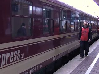 Sonderzug im Dortmunder Hauptbahnhof